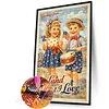 Diamond Painting -DIY Round Drill Independence Day Land that Love(60*40CM)