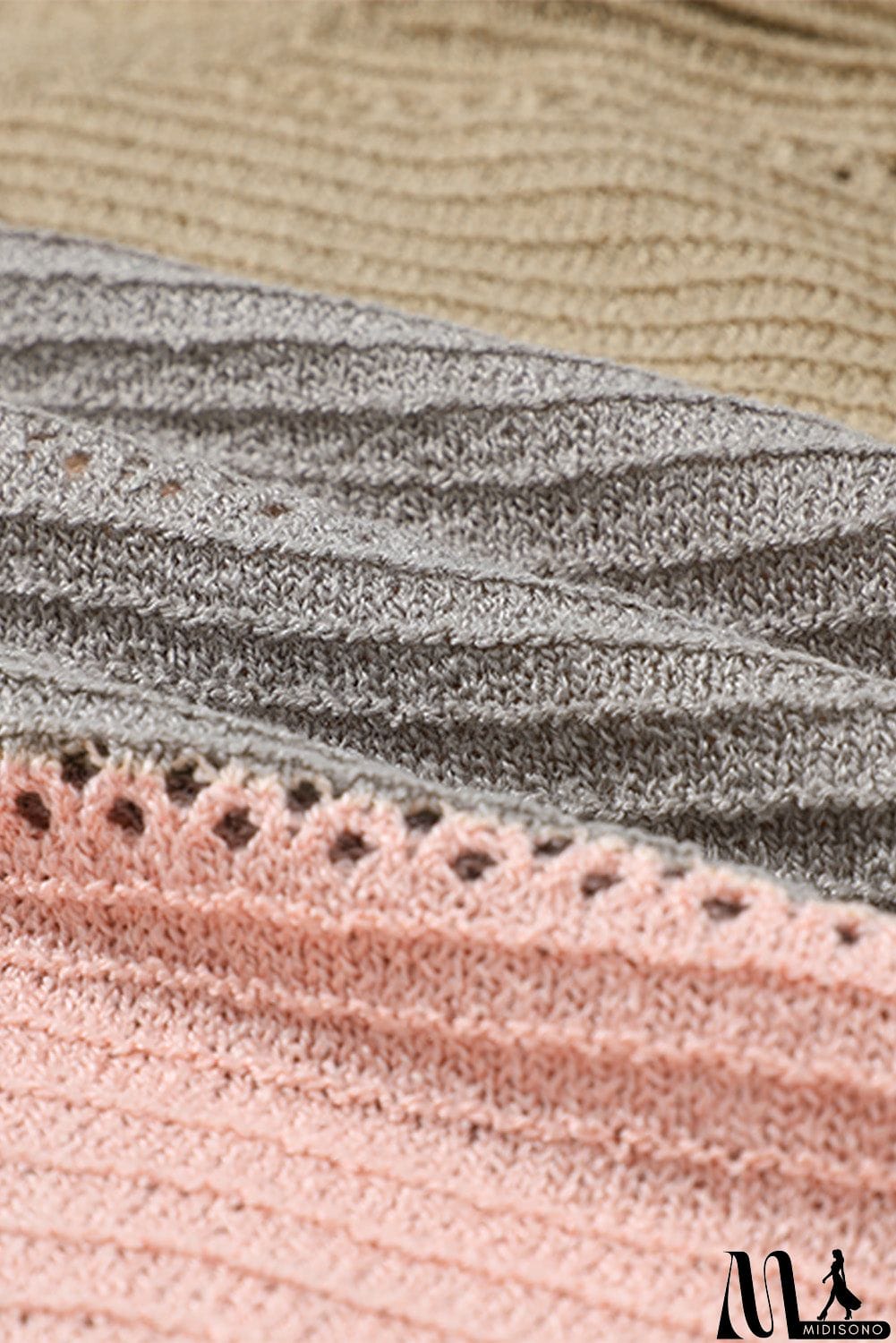 MidiSono - Classic Beach Bonfire Knitted Hoodie