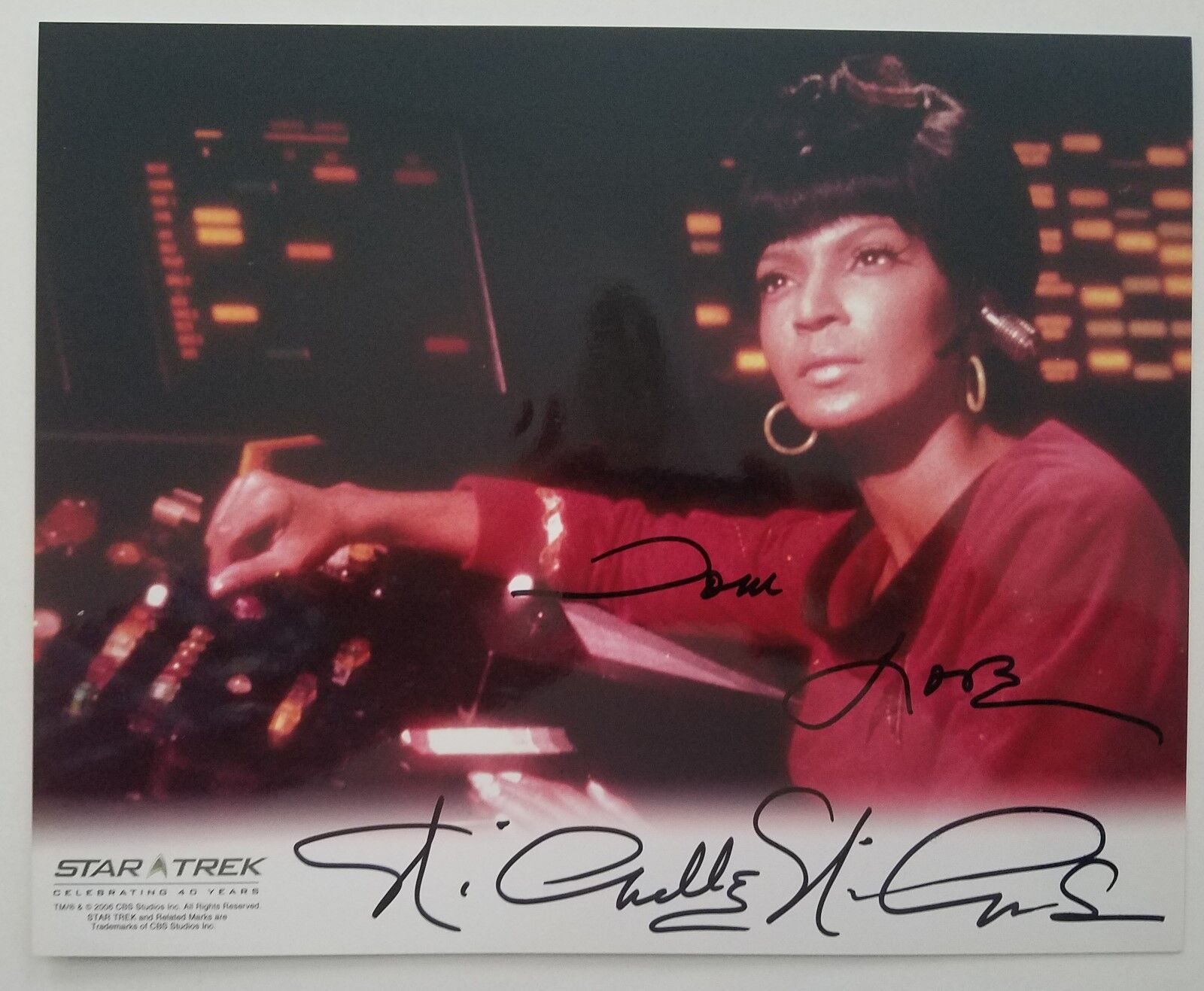 Nichelle Nichols Signed 8x10 Photo Poster painting Actress Star Trek Uhura RAD