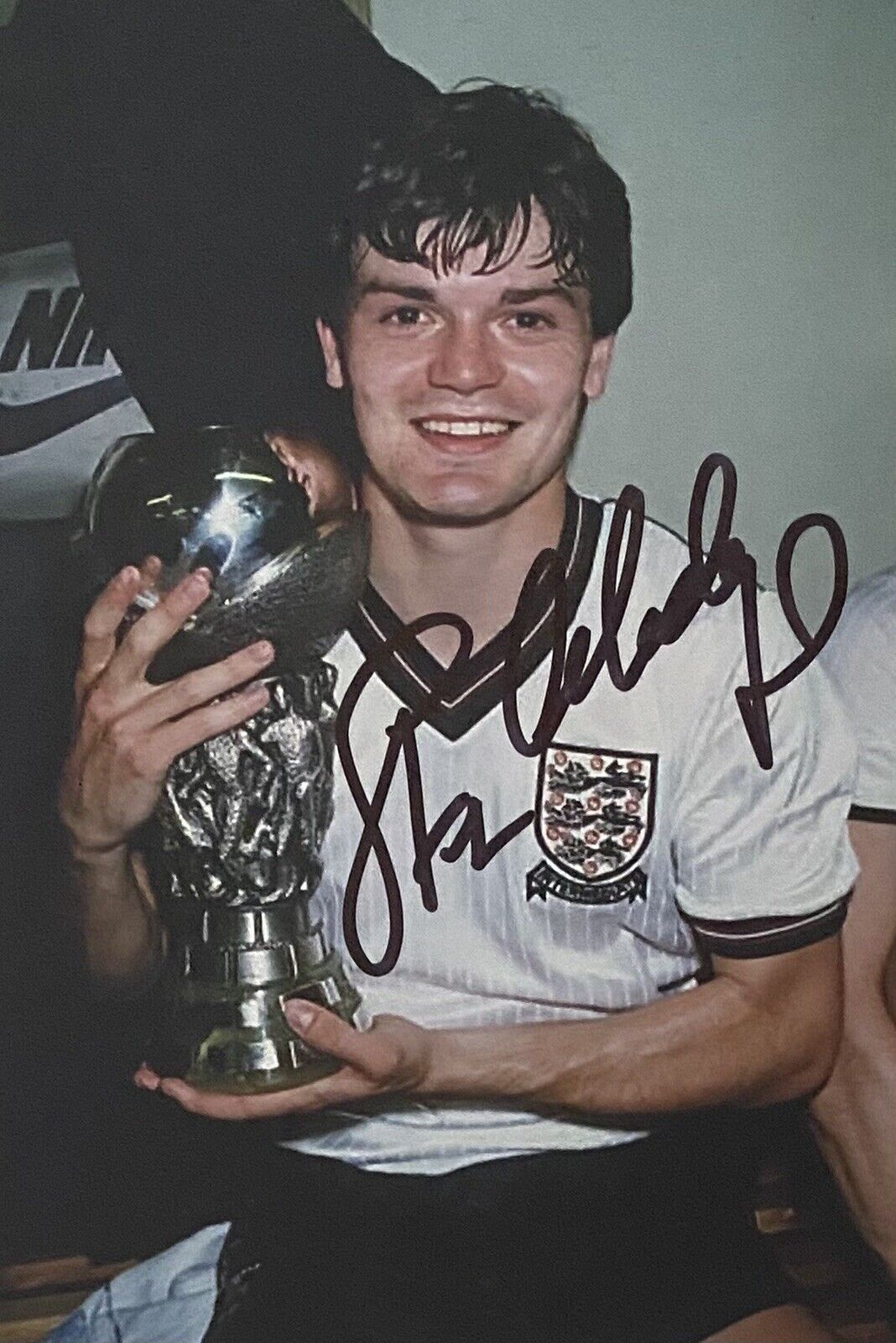 Steve Hodge Genuine Hand Signed England 6X4 Photo Poster painting