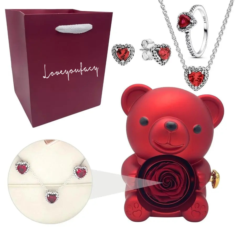 Loveyoufancy Eternal Bear & Eternal Heart Set