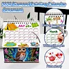 DIY Diamond Painting Special Shape Desktop Cabin Calendar Organizer Box Kit(Owl)