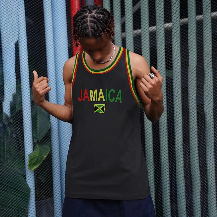 Broswear Men'S Juneteenth Jamaica Tank Top