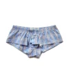 Low Rise Sexy Plaid Home Boxer Briefs