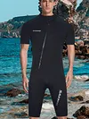 Men 2mm Neoprene Wetsuit Elastic Swimsuit Diving Rompsuit for Surfing Snorkeling