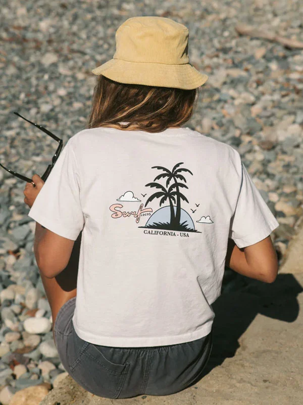 Soft and comfortable surfing ladies short sleeve