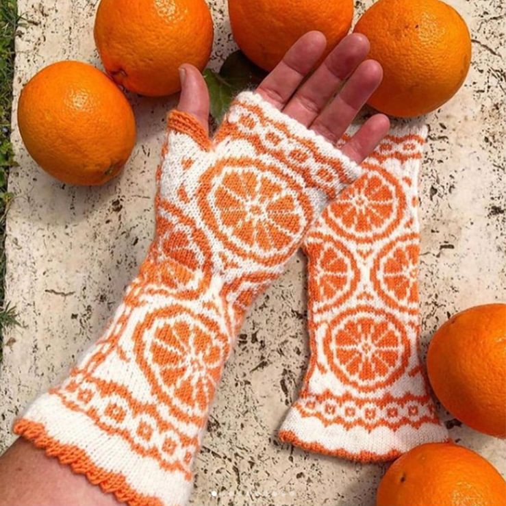 Warm Adult Wool Women's Long Gloves