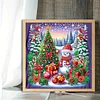 Schneemann 5d DIY Diamond Art Malerei Sets spezielle Form Teilbohrer Kunst 30x30cm