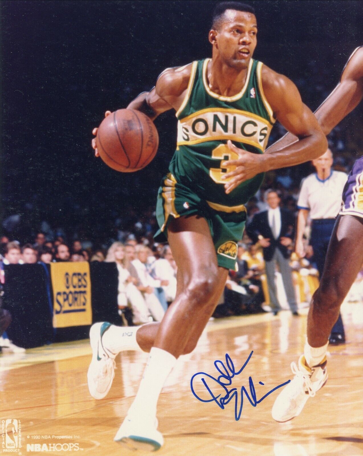 Dale Ellis Seattle Sonics Bucks Signed Autographed 8x10 Glossy Photo Poster painting COA