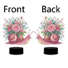 (US Local)Flower Snail Diamond Painting Night Light 5D DIY Diamond Art Lamp Home Decor
