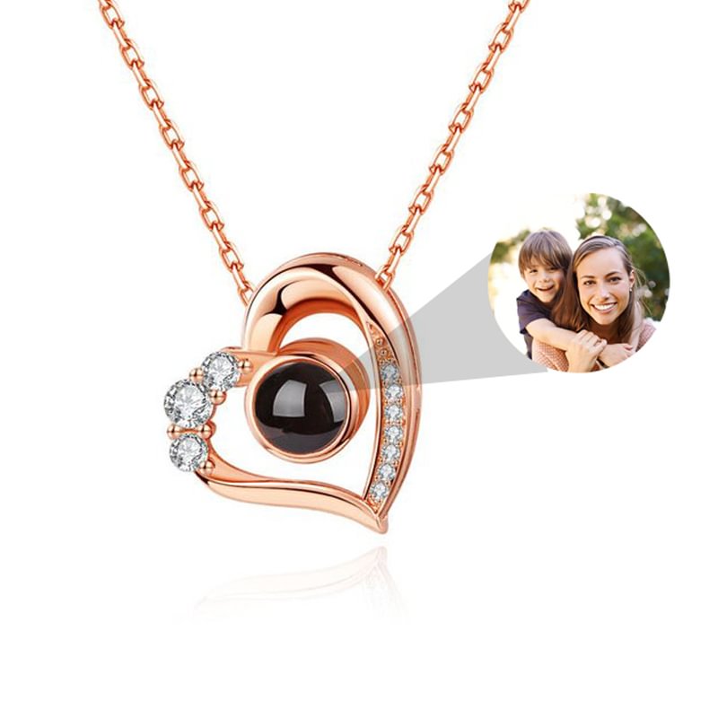 Personalized Photo Projection Necklace 