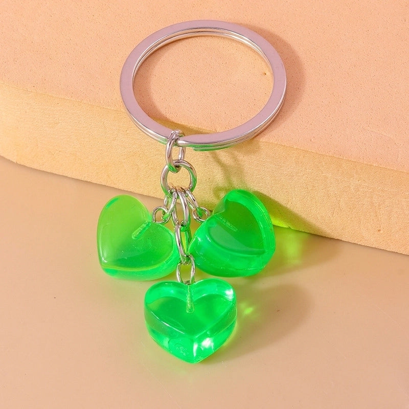 Minimalist Color Block Resin Women’s Keychain