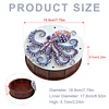 DIY Purple Octopus Diamond Painting Snack Box Kit Art Decor for Handmade Decor