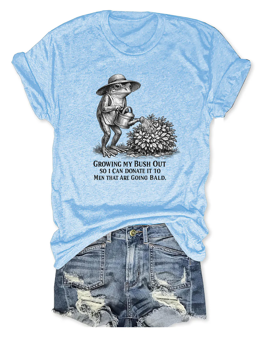 Funny Frog Gardening T-shirt