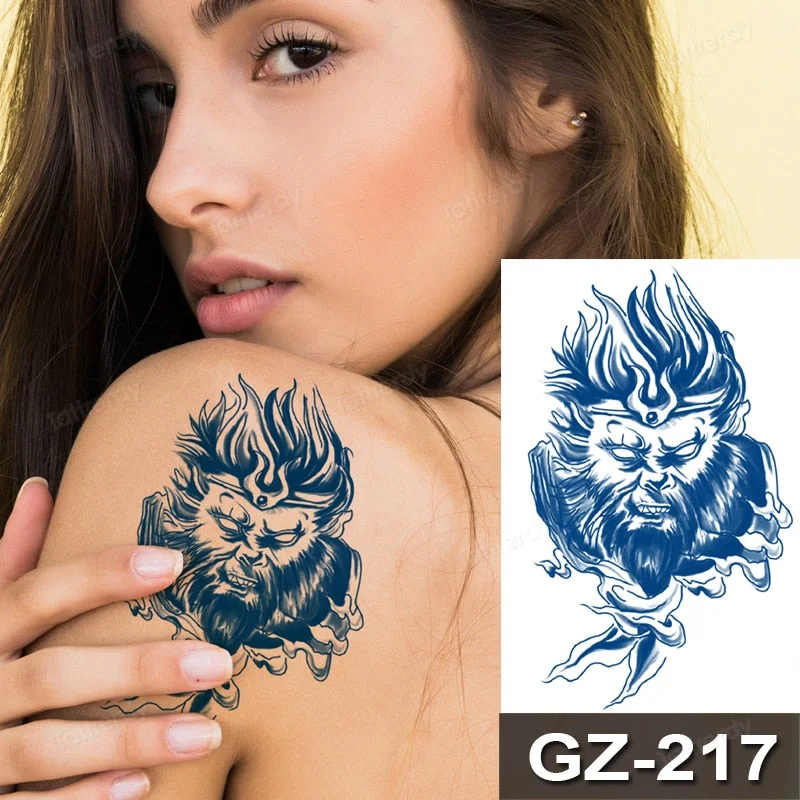 Anime Temporary Tattoo Fruit Ink Waterproof Natural Safety Lasting Juice DIY Body Art Tattoo Arm Sleeve Hand Paints Tattoo Fake