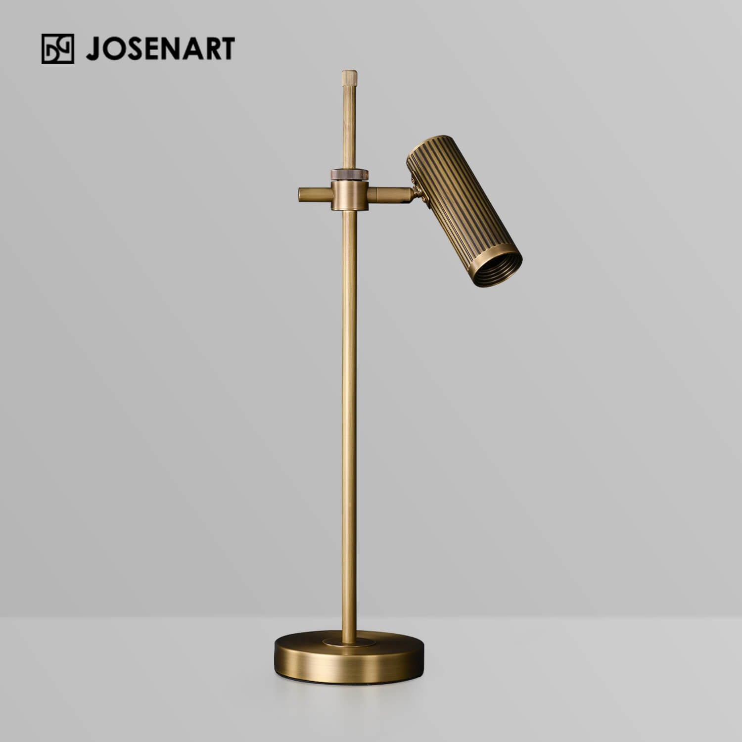 The Vintage Brass Adjustable Table Light JOSENART Josenart