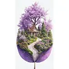 Landscape Leaf Silhouette-11CT Stamped Cross Stitch 40*70cm(Big Size) tapestrymarket