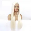Handmade Super Realistic and Natural Medium Length Straight Women's Lace Wig
