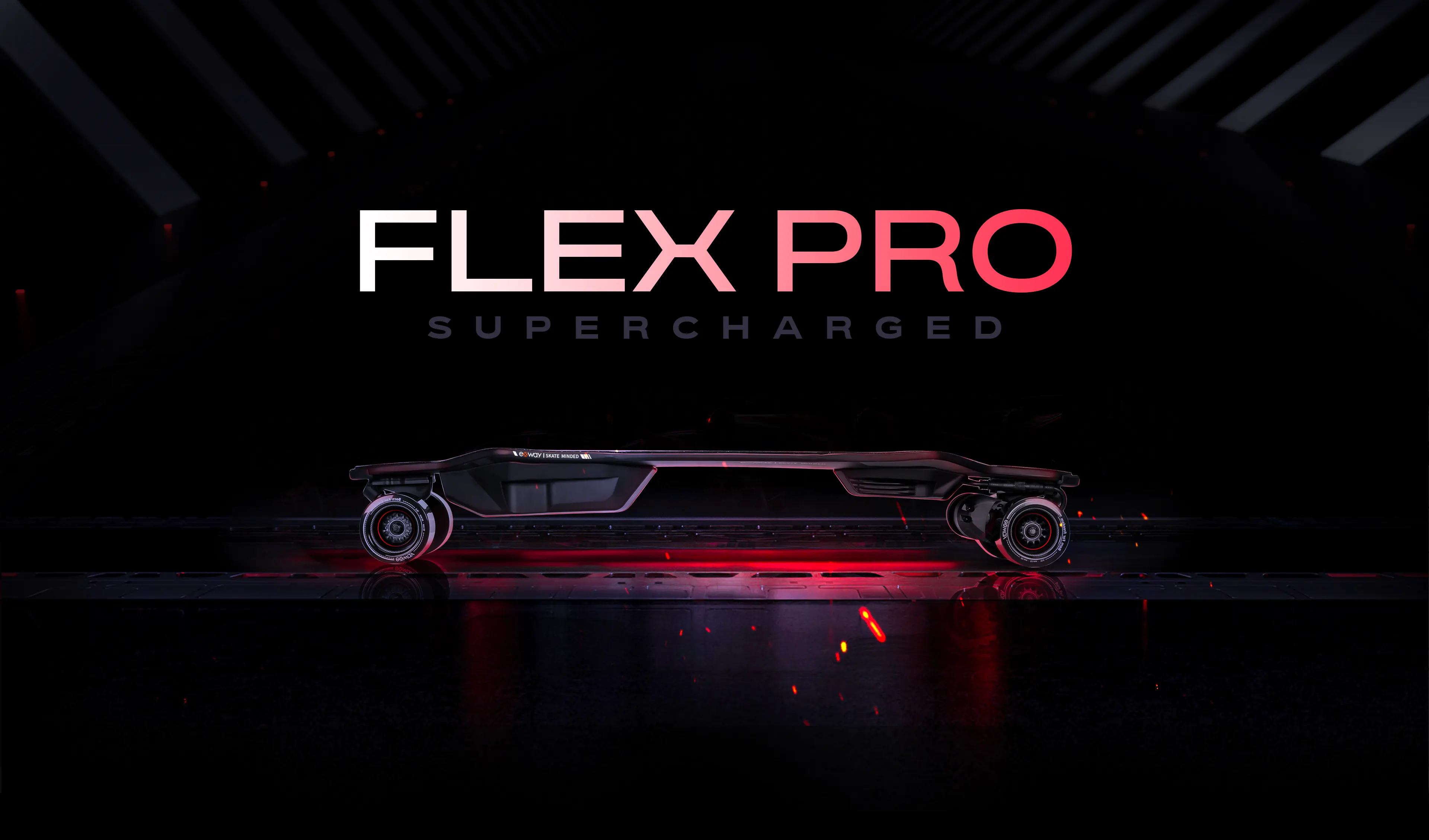 Exway Flex Pro Belt Electric Skateboard with Remote, Top 31 MPH, — Urban Direct