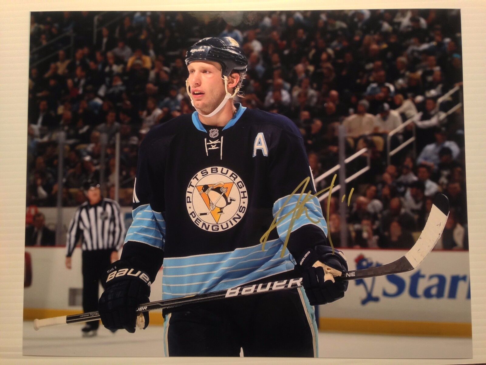 JORDAN STAAL PENGUINS Carolina Hurricanes AUTOGRAPH Photo Poster painting signed GLOSSY 11X14