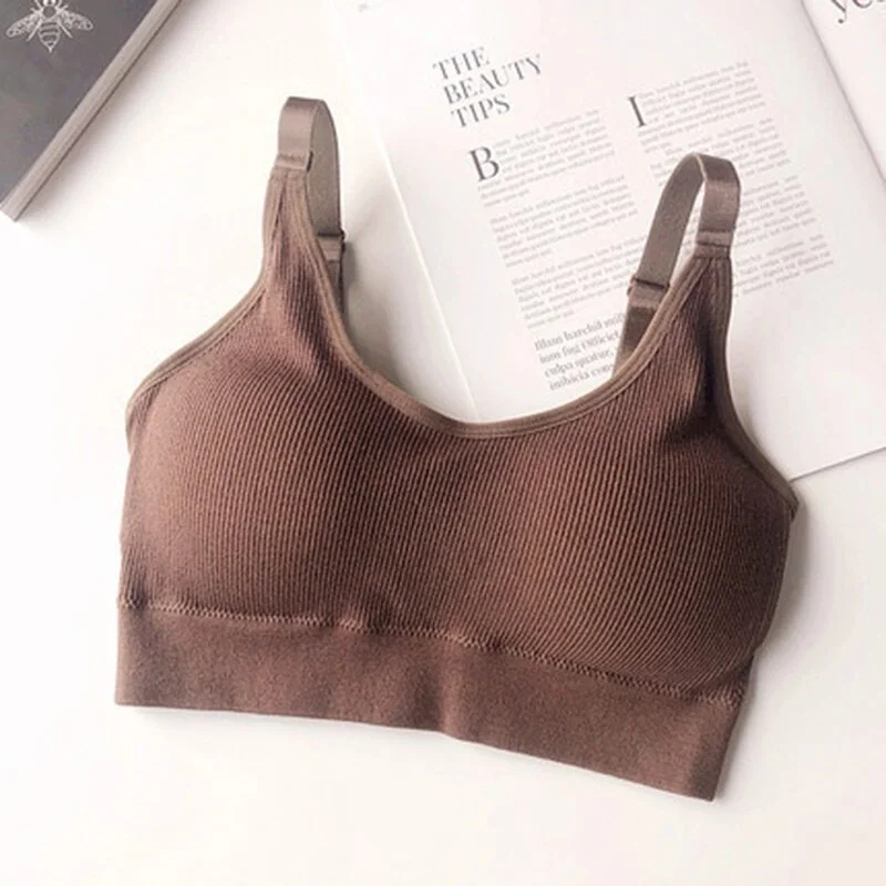 Billionm Gathering Bralette Push Up Bra Summer Anti-light Korean Style Wild Tube Top Sexy No Rims Bra