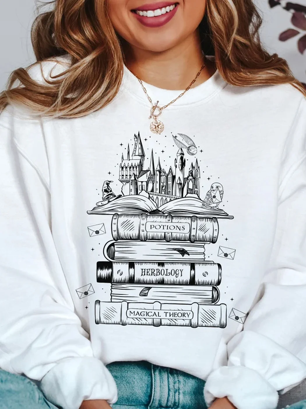 Wizard Castle Book Sweatshirt / DarkAcademias /Darkacademias