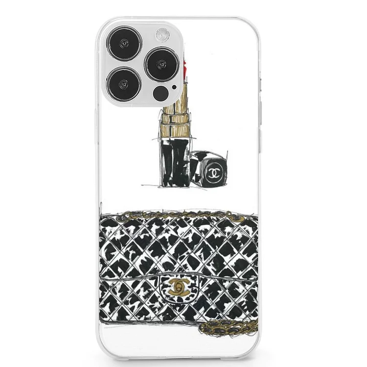 Chanel Mobile Phone Case Shell For IPhone 13 and iPhone14 Pro Max and IPhone 15 Plus Case - Heather Prints Shirts