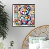 Diamond Painting -DIY Full Square Drill Colorful Patchwork Bear(35*35 CM)