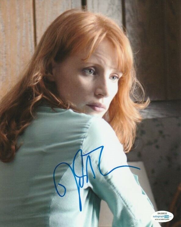 JESSICA CHASTAIN SIGNED TAKE SHELTER