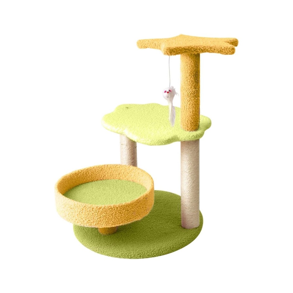 Floofi 小型猫爬架猫窝猫树猫抓板玩具剑麻一体 61cm-75cm