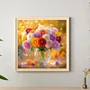 Blume 5d diy runde volle bohrer dimond kunst malerei haus wanddekoration 11,81x11,81 in