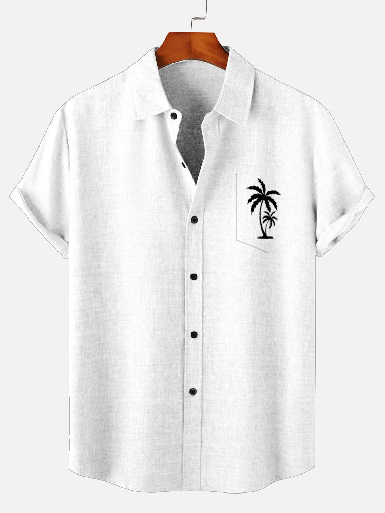 - Men's Vintage Hawaiian Short Sleeve Shirt 026