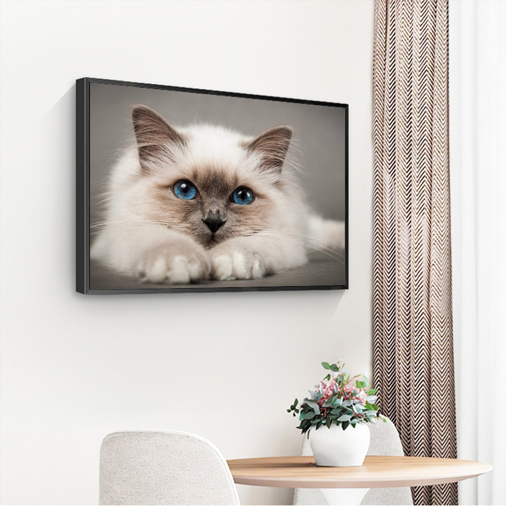 

(Multi-Size) Birman Cat - Round/Square Drill Diamond Painting - 40*30CM, Round diamond 30*40cm, 501 Original