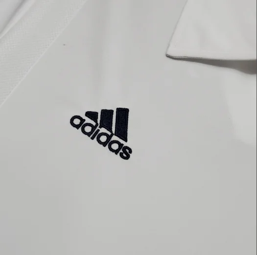 Retro 2001/2002 Real Madrid Home Long Sleeve Football Shirt Thai Quality