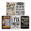 5pcs - Vintage Metal Signs(12*16Inch)