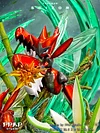 Evolution Series Scizor Family with LED - Pokemon Resin Statue - PPAP Studios