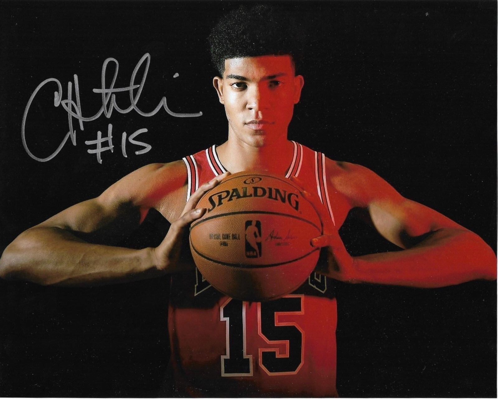 CHANDLER HUTCHISON signed autographed CHICAGO BULLS 8x10 Photo Poster painting w/COA