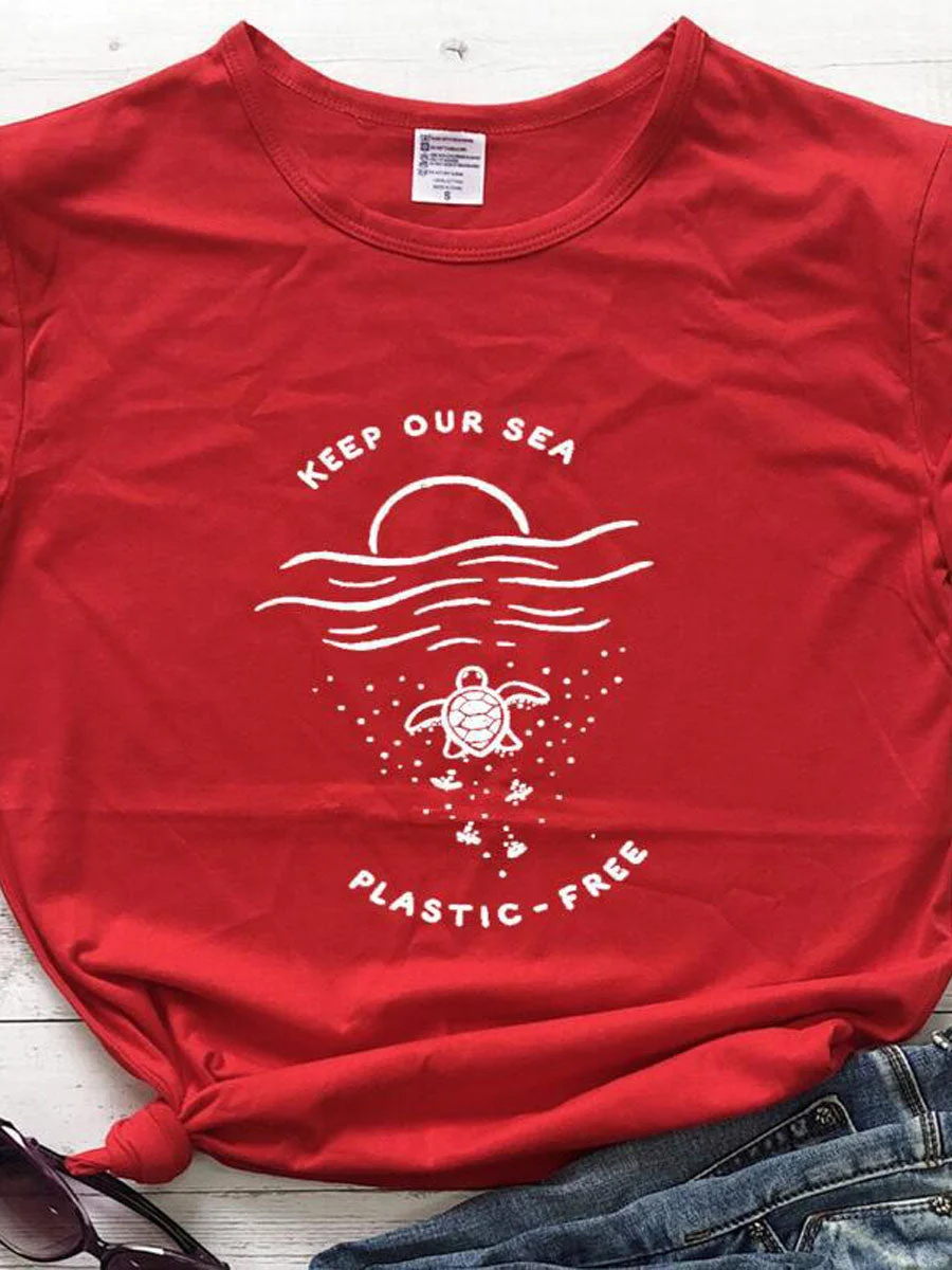 Keep Our Sea Plastic Free T-shirt