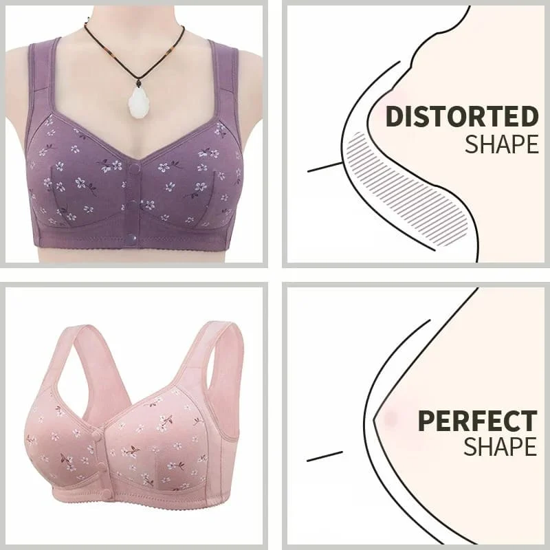 Daisy Bra - LAST DAY SALE 80% OFF - Comfortable & Convenient Front Button Bra