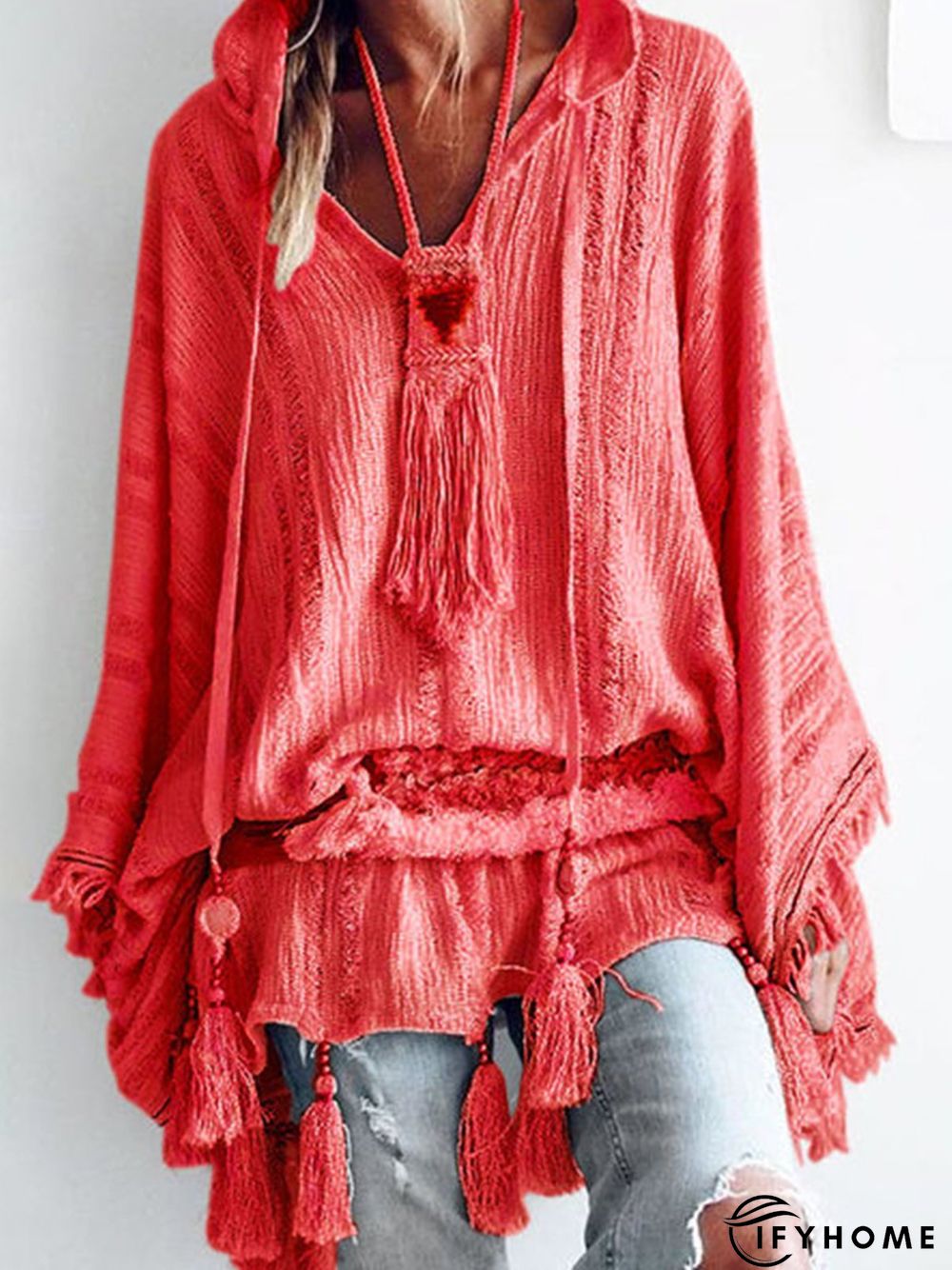 zolucky Long Sleeve Casual Cloak | IFYHOME