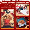 Snow Animals DIY Diamond Painting Greeting Cards with Envelopes