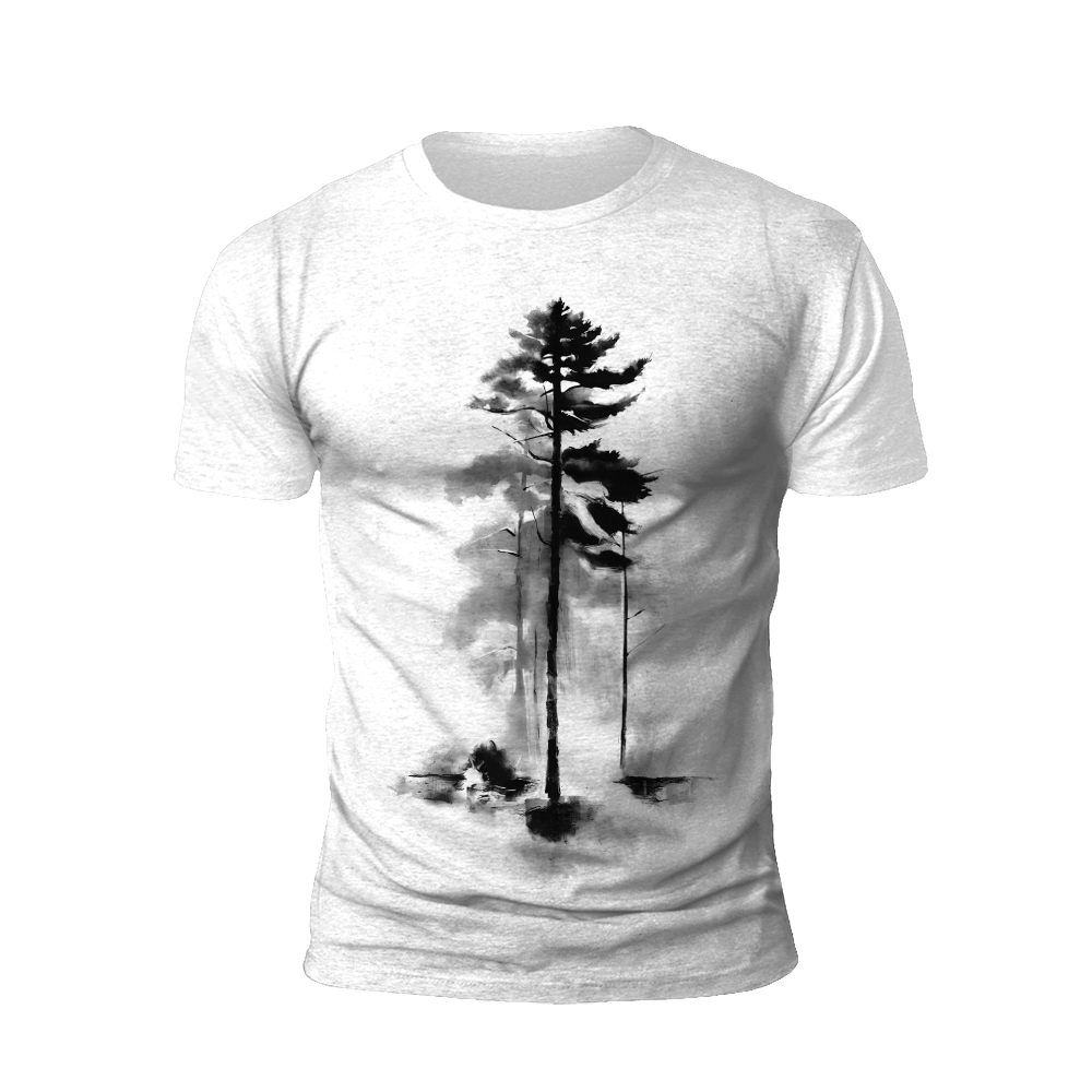 Ink Wash Pine Tree T-Shirt