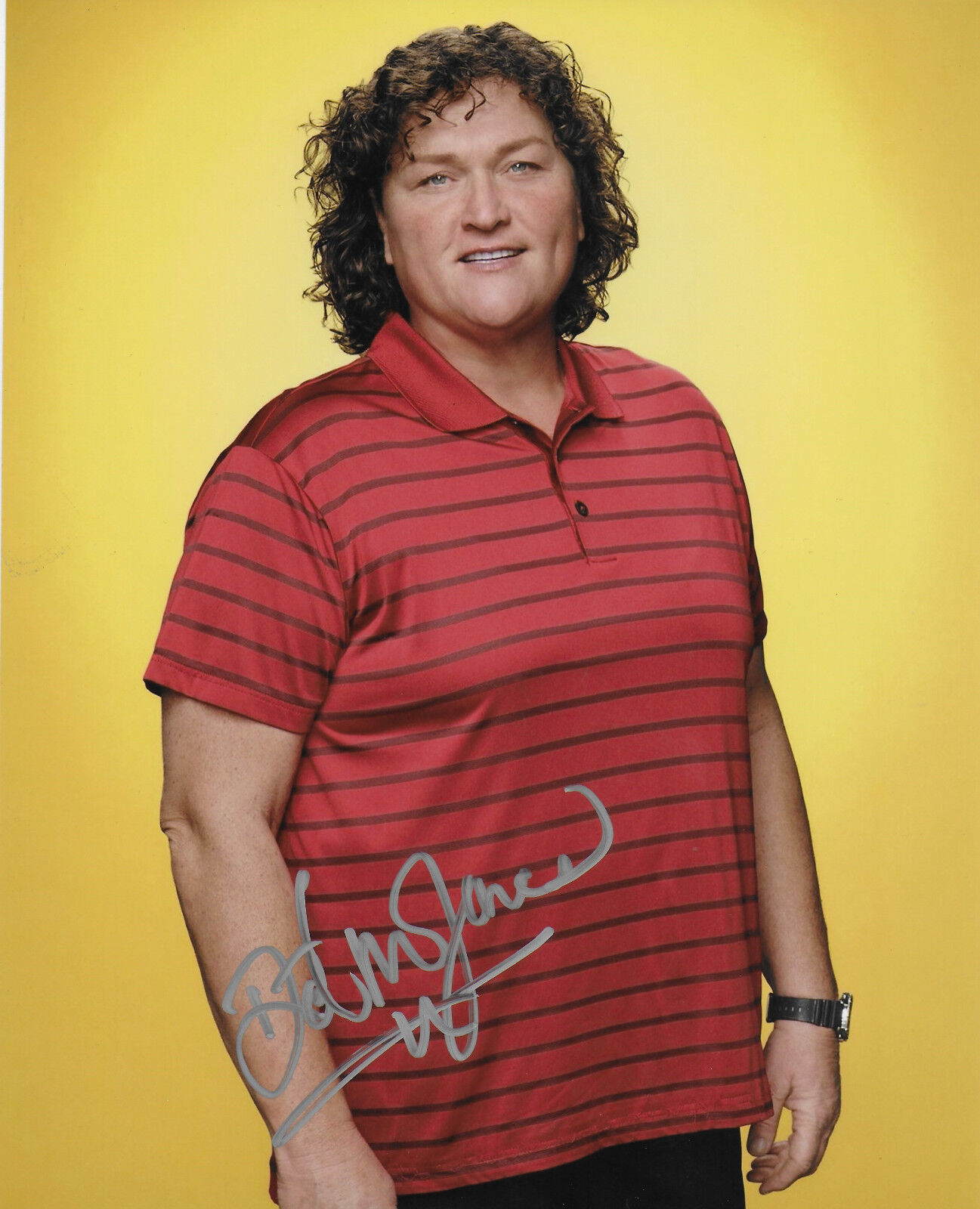 Dot-Marie Jones Original Autographed 8X10 Photo Poster painting - Glee! G291