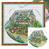 Sunshine Garden-14CT Stamped Cross Stitch 31*30cm/12.2*11.81in tapestrymarket