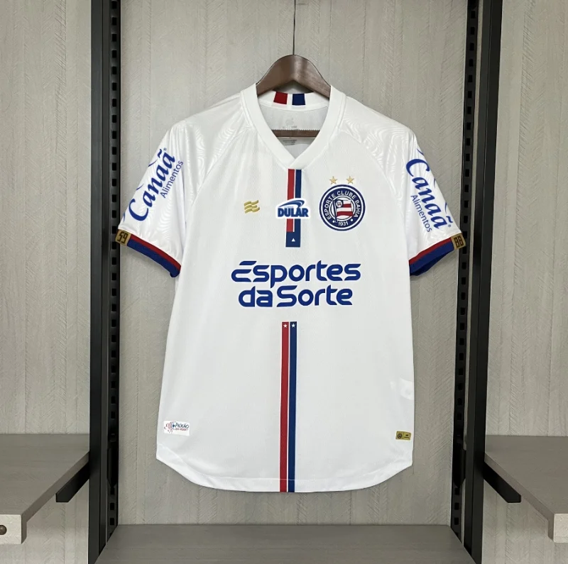 24/25 Bahia Soccer Jersey Home + All sponsors