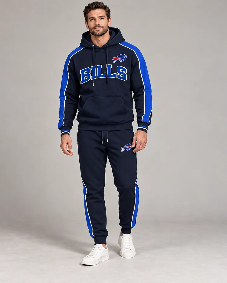 Buffalo Bills Men's Hoodie And Pants Set - Design 1