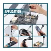 126 in 1 Precision Screwdriver Set CRV Magnetic Bit Screwdriver Compatible Repair Phone Watch Computer Screwdriver Kit