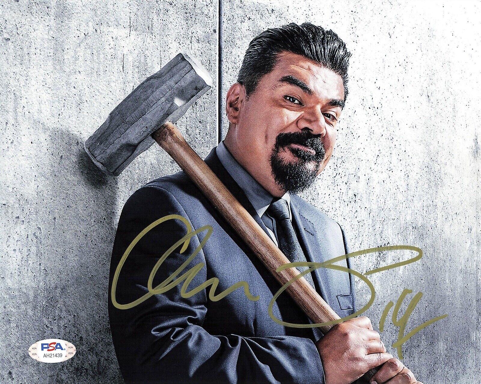 george lopez Signed Autographed 12x8 Photo Poster painting Pic Smurfs Psa Coa