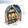 Christmas Acrylic DIY 5D Diamond Art Painting Napkin Holder Table Decor (Street)