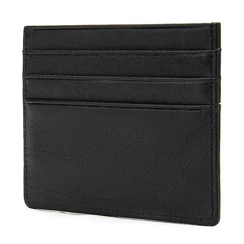 Casual Leather Solid Color Card Pack Change Purse